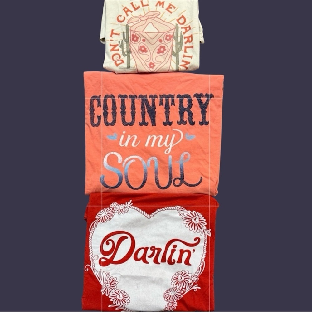 Women’s Country Darlin Bundle of 3 Shirts
